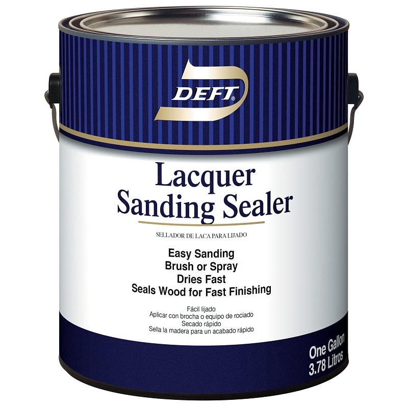 Deft 015-01 Sanding Sealer, Clear, Liquid, 1 gal, Pack of 4