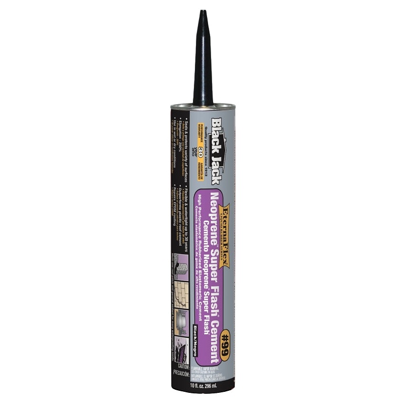 Gardner 1010-9-66/1329-GA Flashing Cement, Black, Liquid, 10 fl-oz Cartridge, Pack of 12