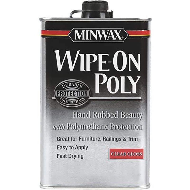 Minwax 60900000 Polyurethane, Oil Base, Clear, Gloss, Liquid, 1 qt Can, 0.83 Specific Gravity