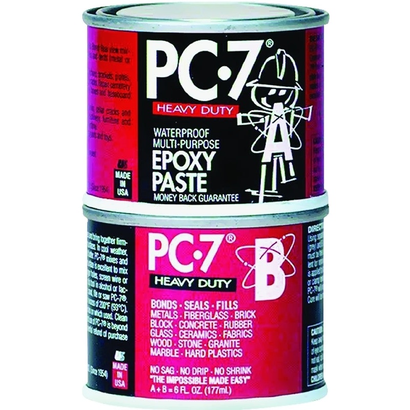 Protective Coating PC-7 0.5LB. Epoxy Adhesive, Gray, Paste, 0.5 lb, Jar