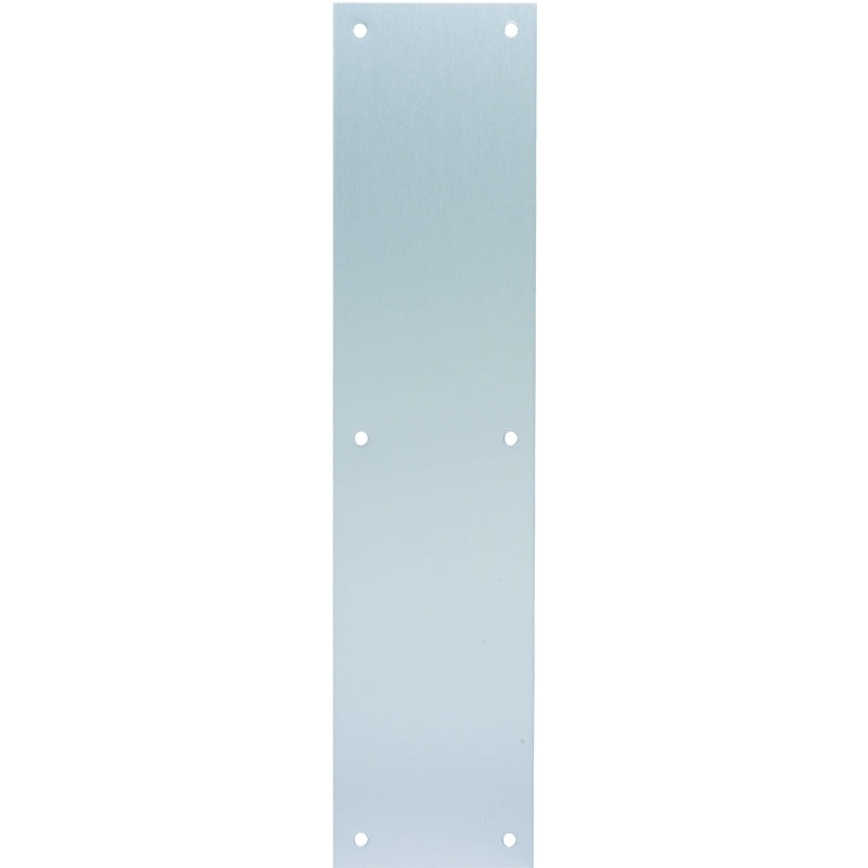 Schlage C8200PA28 3.5X1 Push Plate, Aluminum, Anodized, 15 in L, 3-1/2 in W