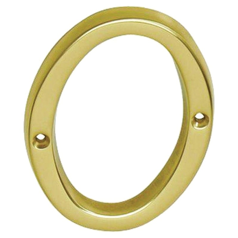 Schlage SC2-3006-605 #0 House Number, Character: 0, 4 in H Character, Brass Character, Brass