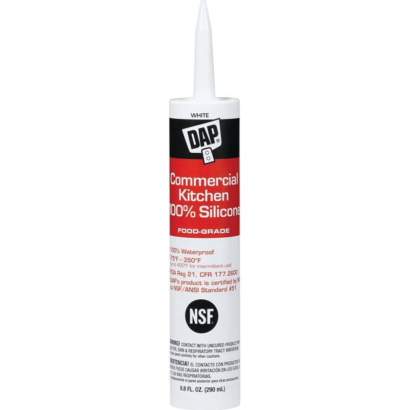 SILICONE COM KTN WHITE 9.8OZ