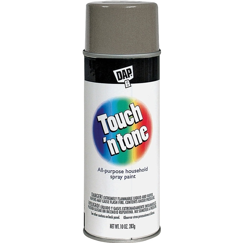 Touch ‘N Tone 55279830 Spray Paint, Flat, Gray Primer, 10 oz, Can