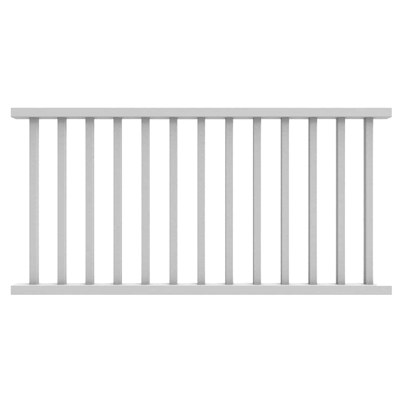 Xpanse Select 73012418 Rail Kit, 6 ft L Actual, Square Profile, Vinyl, White