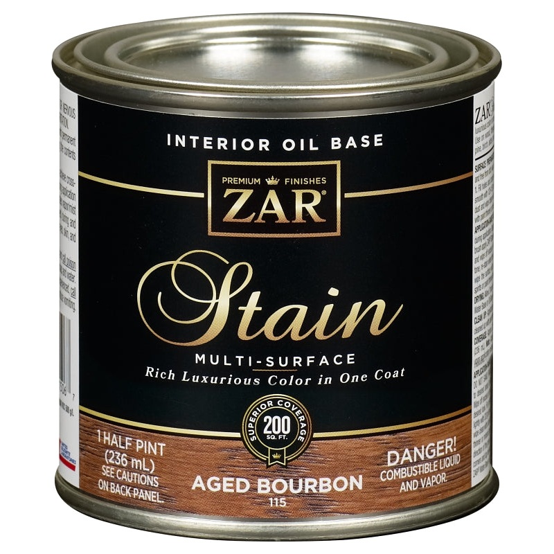 ZAR 11506 Wood Stain, Modern Walnut, Liquid, 0.5 pt, Can