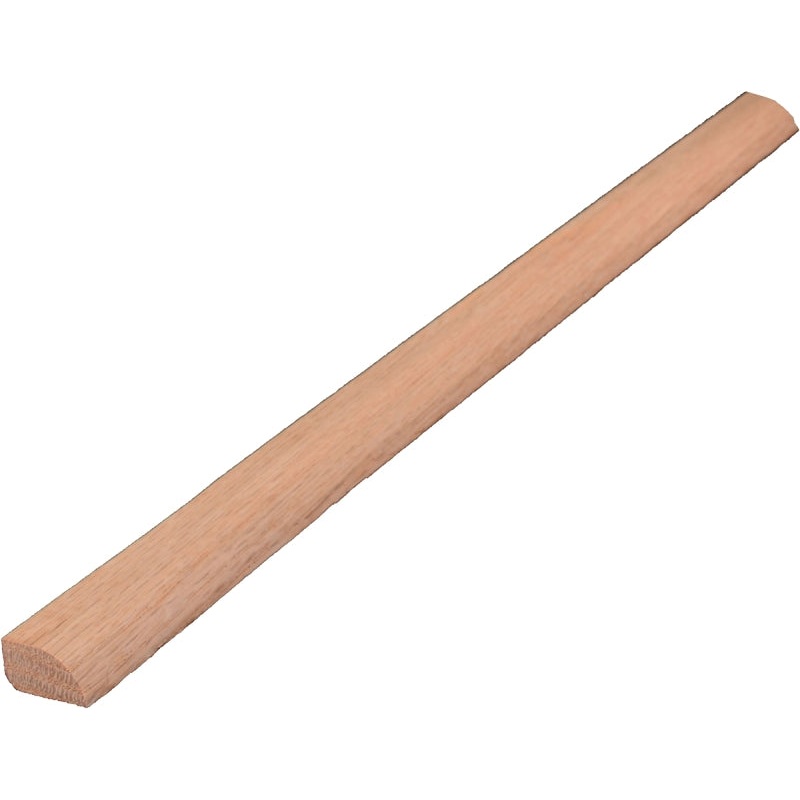 ALEXANDRIA Moulding 0W126-40096C1 Base Shoe Moulding, 96 in L, 3/4 in W, Wood, Pack of 10