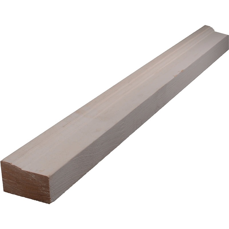 ALEXANDRIA Moulding OW180-93096C1 Brick Moulding, 96 in L, 2 in W, Wood, Primed, Pack of 4