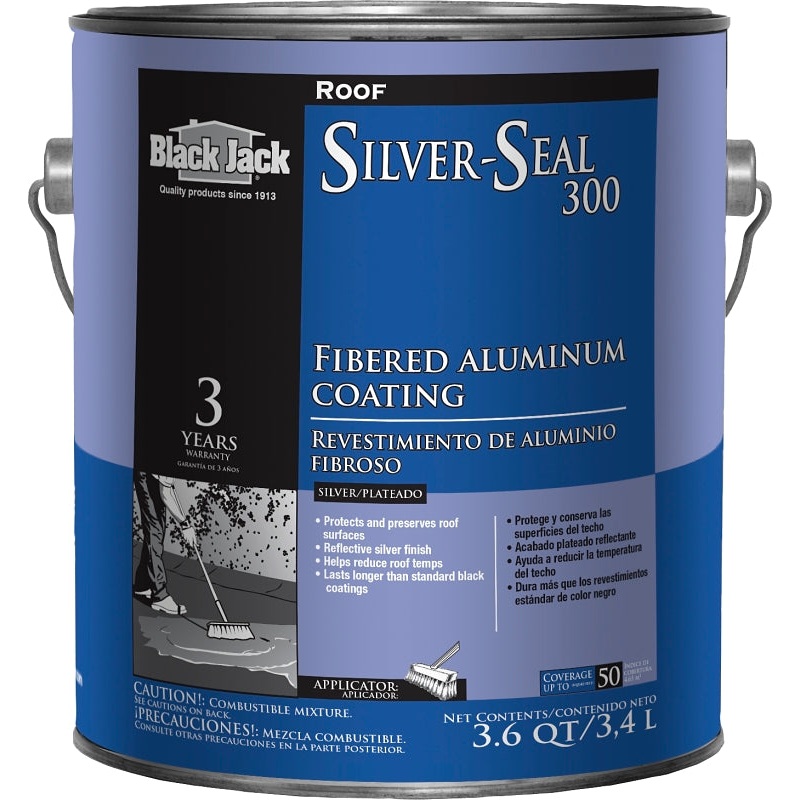 Gardner 6211-GA Roof Coating, Aluminum, 3.4 L Pail, Liquid