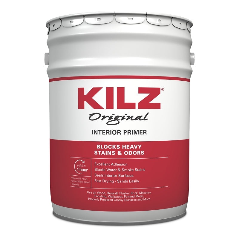 Kilz 10000 Primer, Oil Base, White, 5 gal