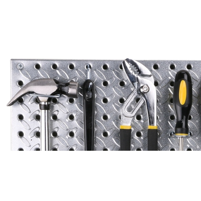 Knape & Vogt 0204-1648 Series Pegboard, 48 in OAD, 16 in OAH, Steel