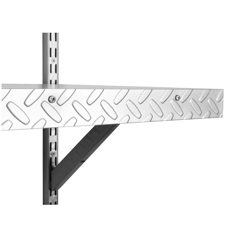 Knape & Vogt 0220-48PM Shelf Edge, Platinum, Pack of 6