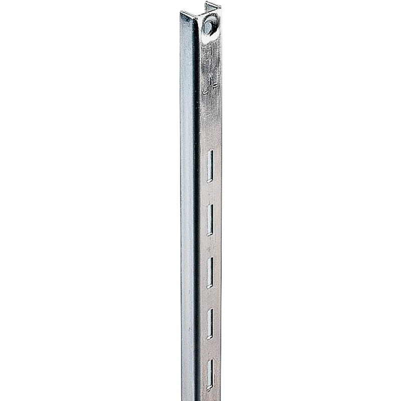 Knape & Vogt 80 80 ANO 48 Shelf Standard, 320 lb, 16 ga Thick Material, 5/8 in W, 48 in H, Steel, Anochrome, Pack of 10
