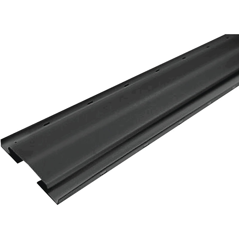 Master Flow AR10BLH Ridge Vent, 10 ft L, 7-1/2 in W, Aluminum, Black, Pack of 12