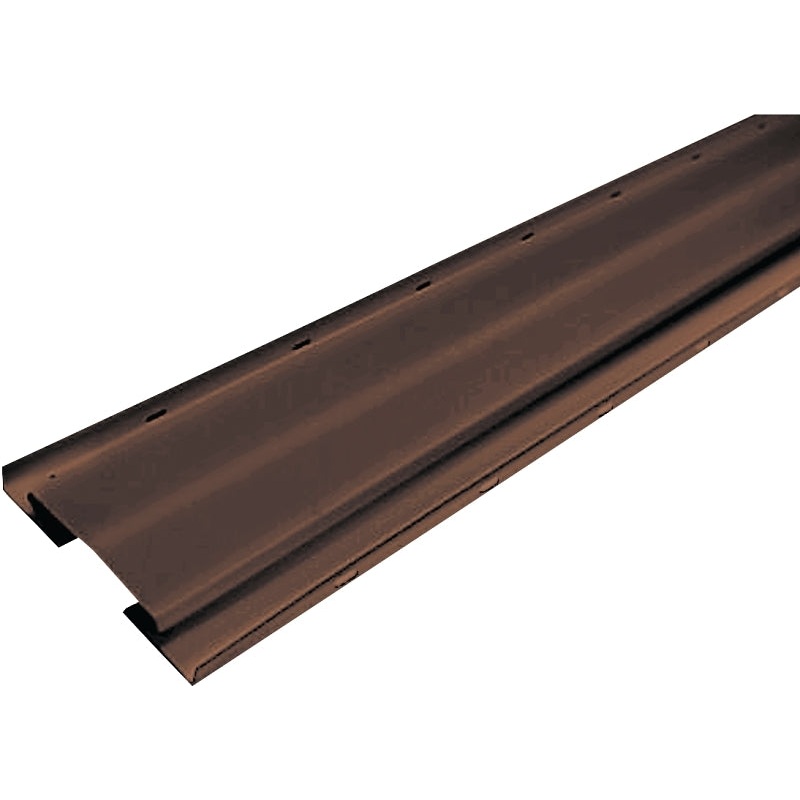 Master Flow AR10BRH Ridge Vent, 10 ft L, 7-1/2 in W, Aluminum, Brown, Pack of 12