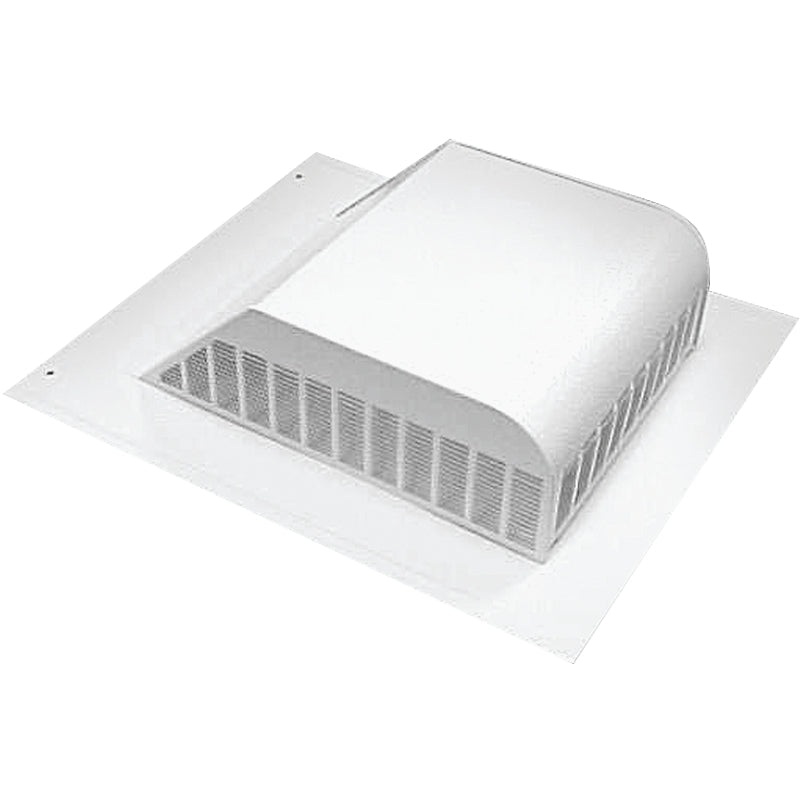 Master Flow SSB960AW Louver, 18 in L, 20-1/2 in W, Aluminum, White, Roof Installation, Pack of 8