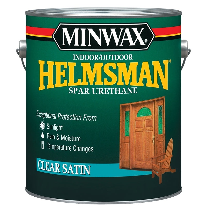 Minwax 13205000 Spar Varnish, Oil, 400 sq-ft/gal Coverage Area, Satin, Liquid, 1 gal Pail, Pack of 2
