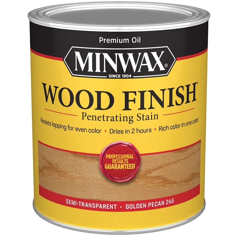 Minwax 70041444 Wood Stain, Golden Pecan, Liquid, 1 qt, Can
