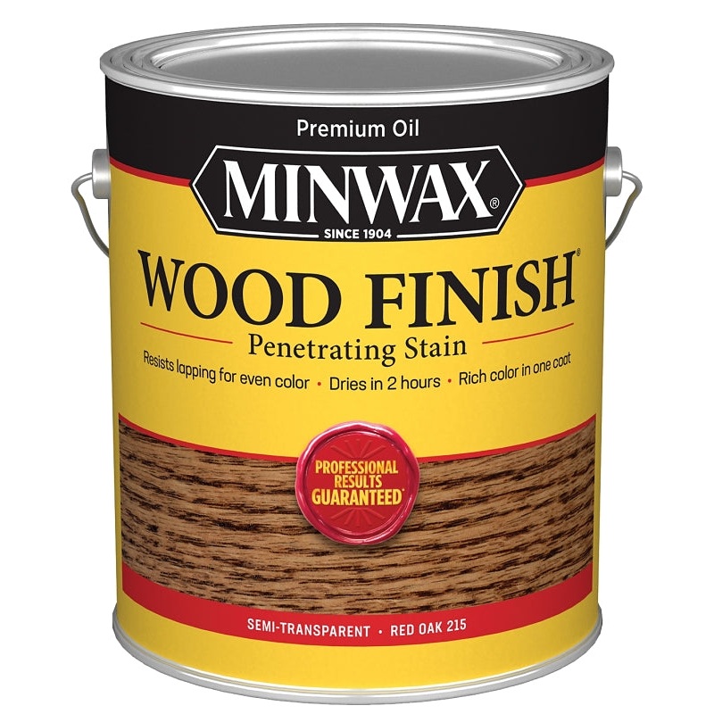 Minwax 71040000 Wood Stain, Oil Base, Red Oak, Liquid, 1 gal, Can, Pack of 2