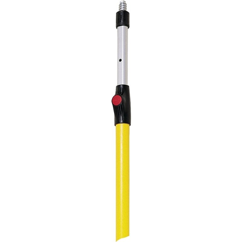 Mr. LongArm Super Tab-Lok 7516 Extension Pole, 1-1/4 in Dia, 8 to 14-1/2 ft L, Aluminum, Fiberglass Handle