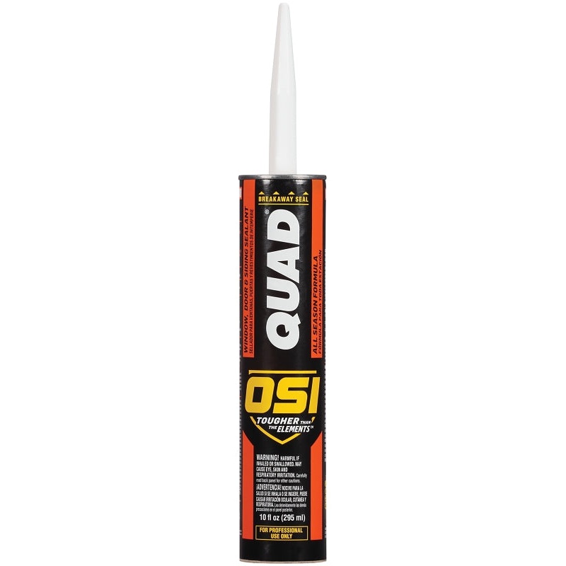 OSI 1637194 Advanced Formula Sealant, Brown 205, 7 days Curing, 20 to 100 deg F, 10 oz Cartridge, Pack of 12