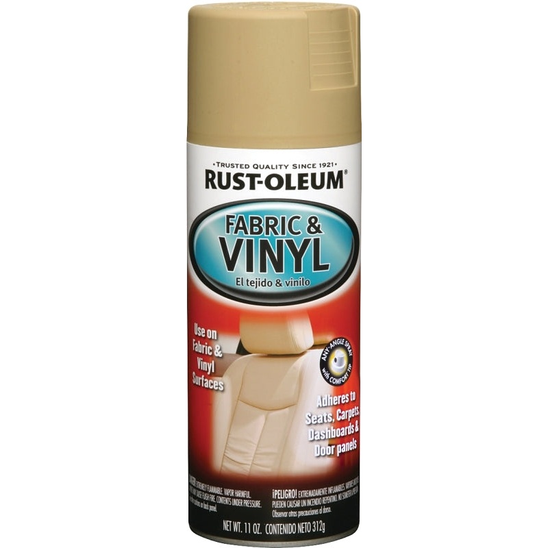 Rust-Oleum 248921 Automotive Upholstery Paint, Flat, Sand, 11 oz, Can