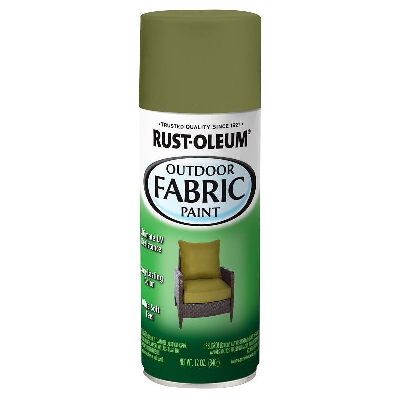 Rust-Oleum 358833 Paint, Olive Green, 12 oz, Aerosol Can