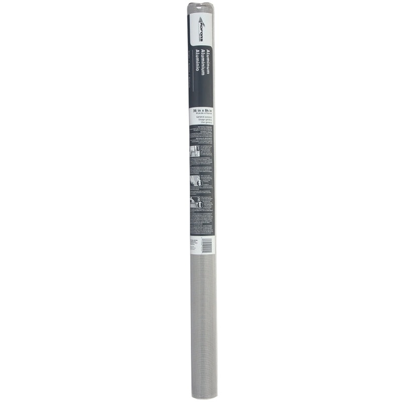 Adfors 10207 Screen Wire, 25 ft L, 48 in W, Aluminum, Bright