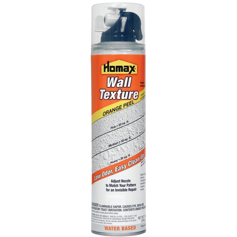 Homax 4091-06 Wall Texture, Liquid, Ether, Gray/White, 10 oz Aerosol Can