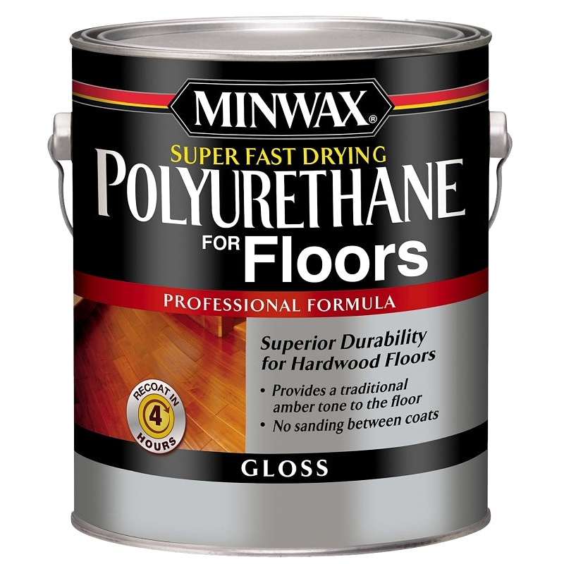 Minwax 130200000 Polyurethane, Oil Base, Clear, Gloss, Liquid, 1 gal Can, 0.89 Specific Gravity, Pack of 2