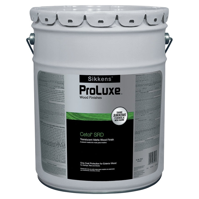PPG Proluxe Cetol SRD RE SIK250-078/05 Wood Finish, Matte, Natural, Liquid, 5 gal, Pail
