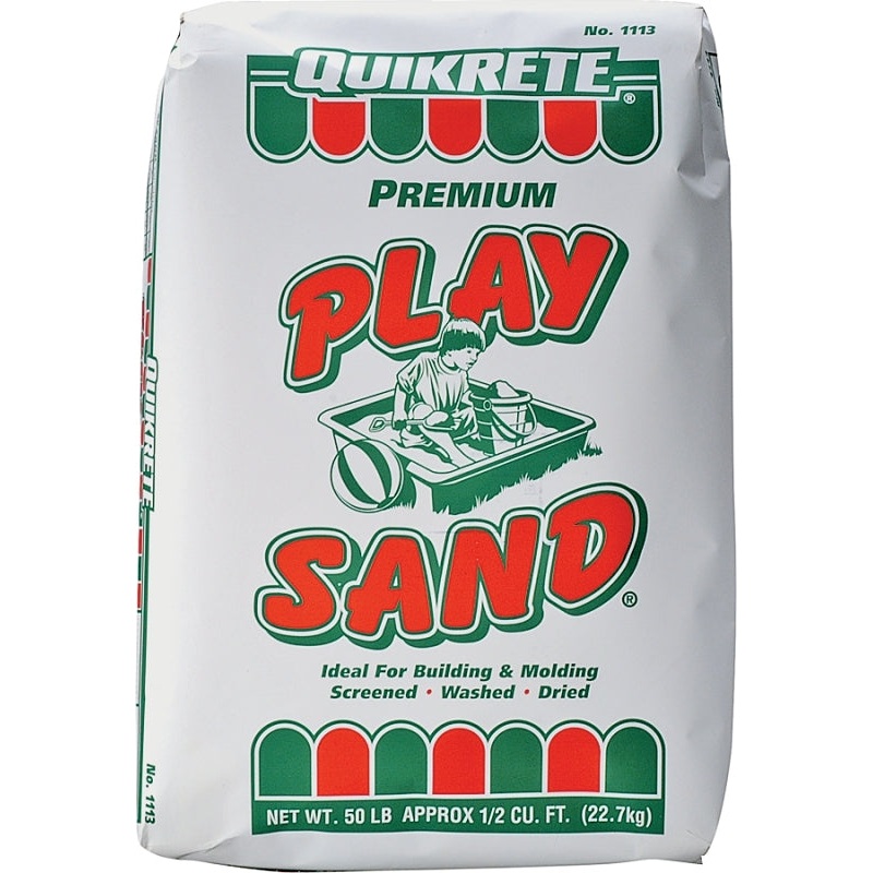 Quikrete 1113-51 Play Sand, Solid, White/Tan, 50 lb Bag, Pack of 40
