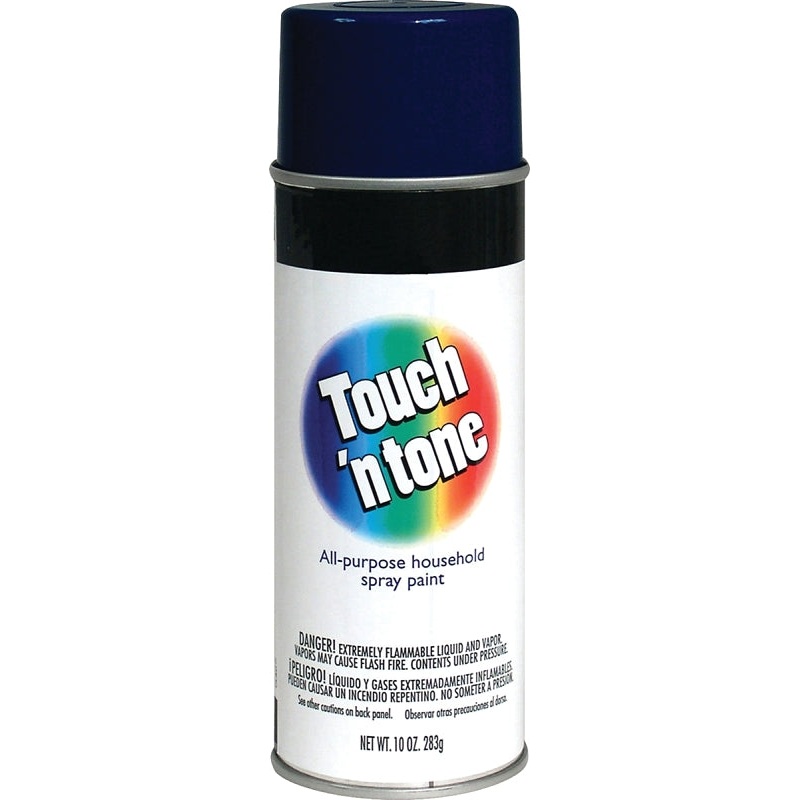Touch ‘N Tone 55290830 Spray Paint, Gloss, Dark Blue, 10 oz, Can