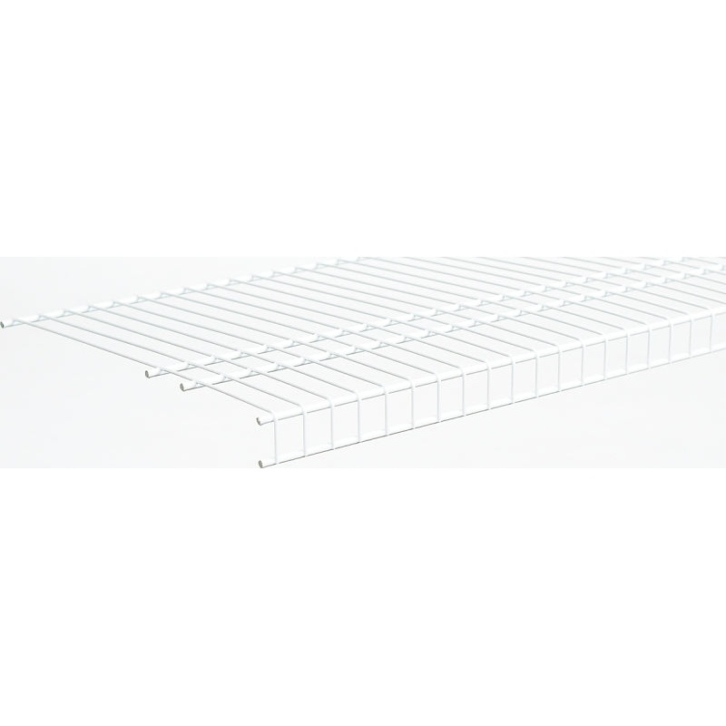 ClosetMaid SuperSlide 4736 Wire Shelf, 80 lb, 1-Level, 16 in L, 96 in W, Steel, White, Pack of 6