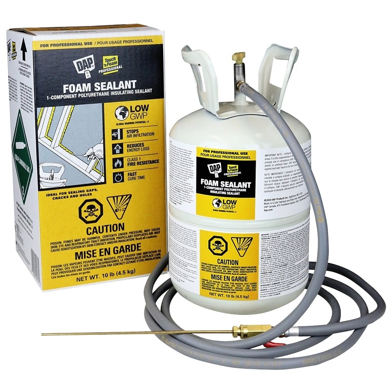 DAP Touch’n Foam Window & Door Series 7565000070 Low GWP Foam Sealant, Cream, 10 lb