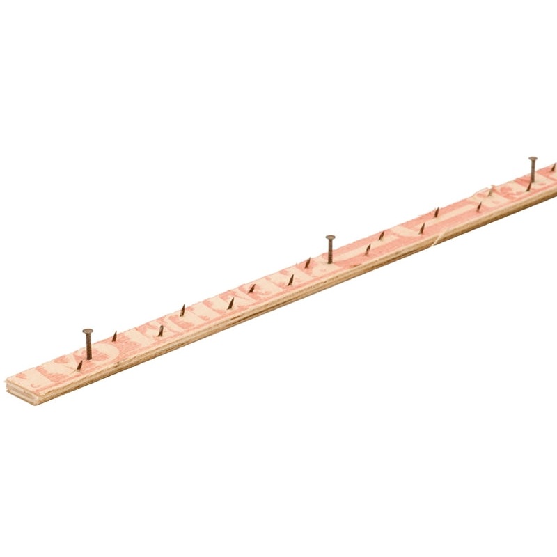 Frost King WM100C Carpet Strip, 4 ft L, 1 in W, Concrete, Pack of 100