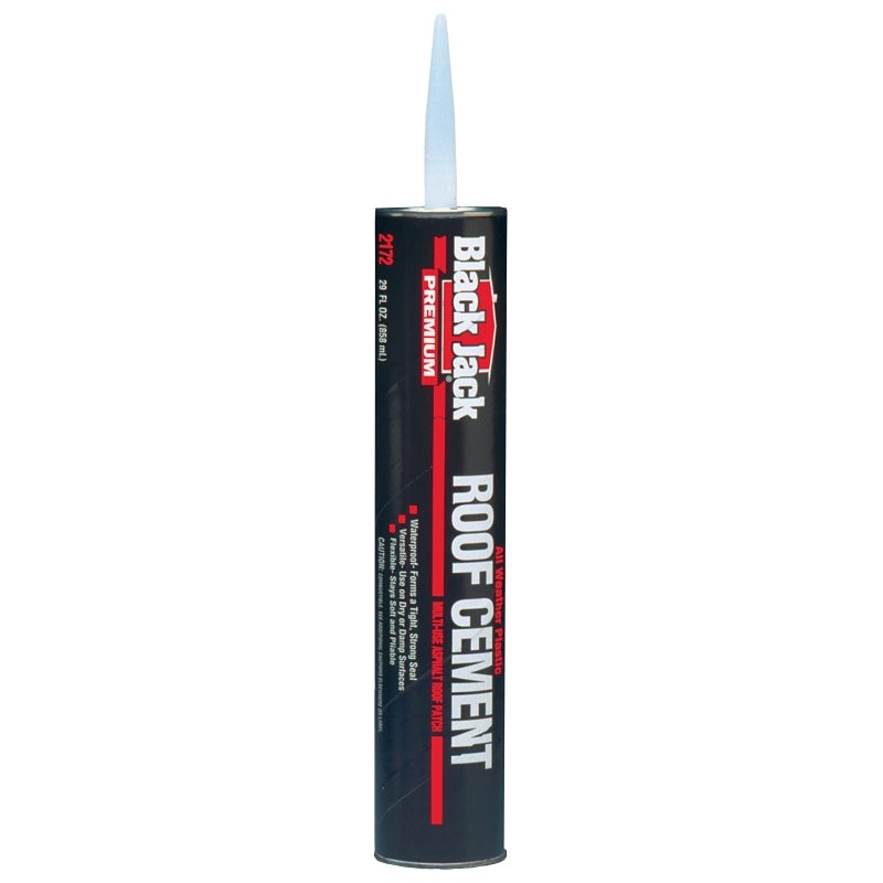 Gardner 0379-GA Roof Patch, Black, Liquid, 10 fl-oz, Pack of 12