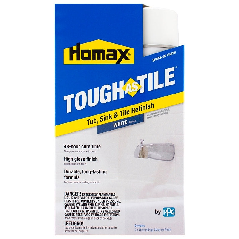 Homax 3157 Appliance Epoxy Spray Paint, Characteristic, White, 32 oz, Can