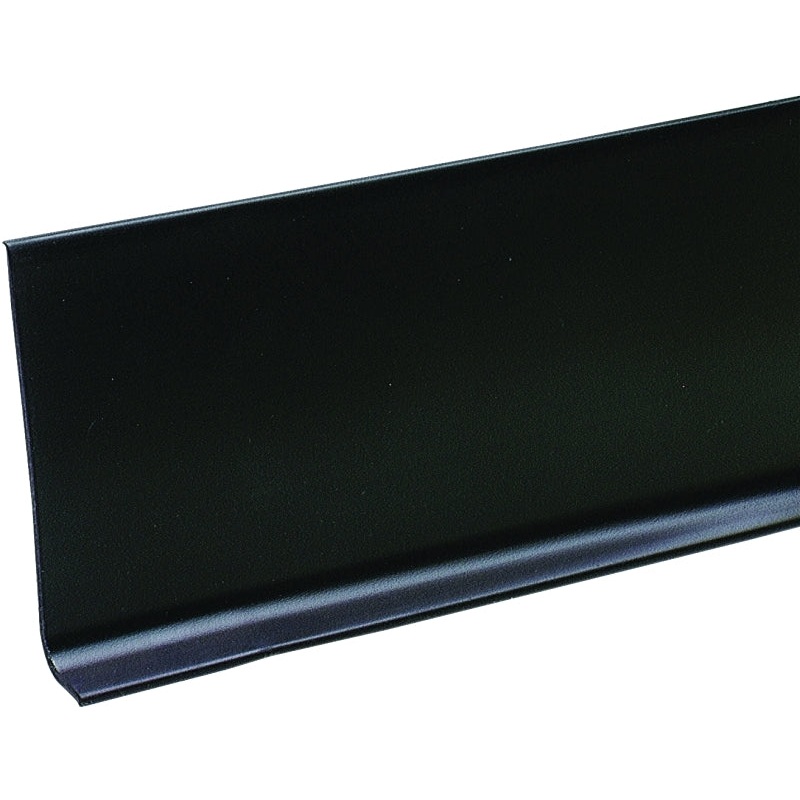 M-D 75218 Series Wall Base, 0.13 in Thick, Black, 4 ft L, 4 in W, Vinyl, Pack of 18