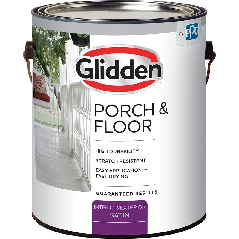 PAINT I/E PORCH FLR SAT WHT GA, Pack of 4