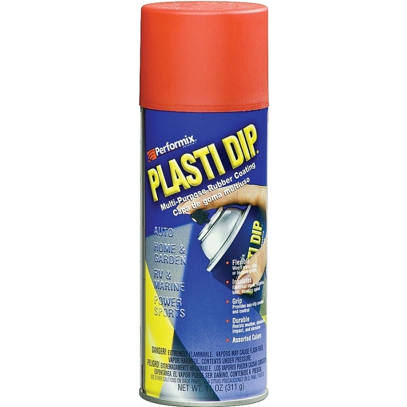 Plasti Dip 11201-6 Rubberized Spray Coating, Red, 11 oz, Can