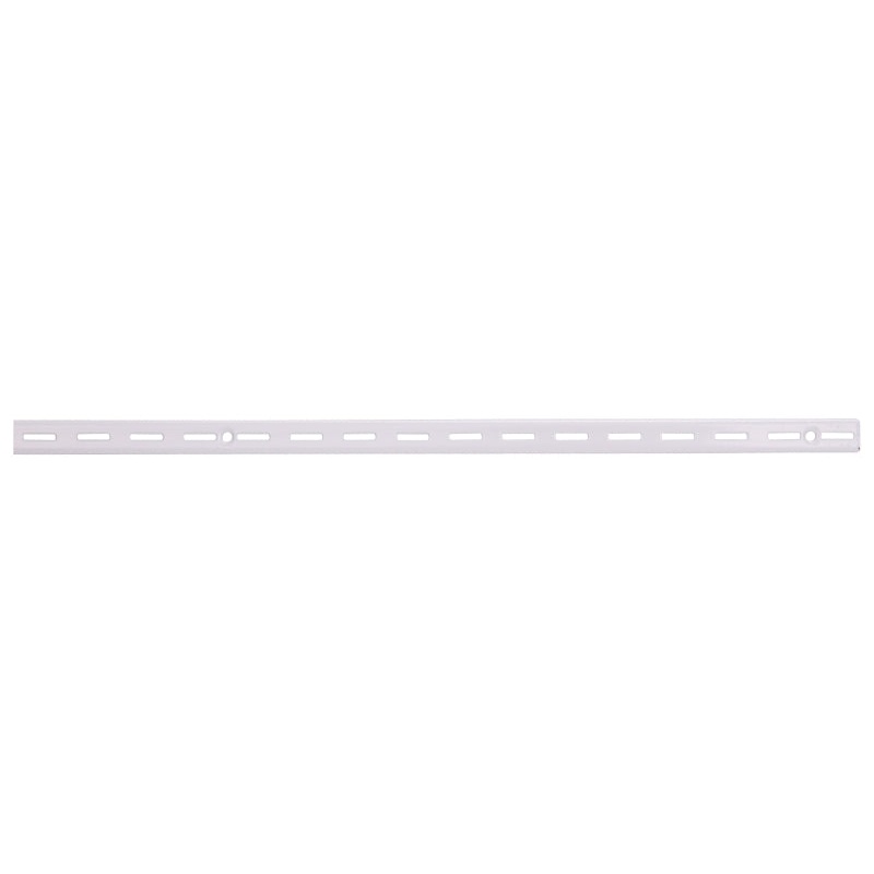 ProSource 25213PHL Shelf Standard, 2 mm Thick Material, 5/8 in W, 48 in H, Steel, White