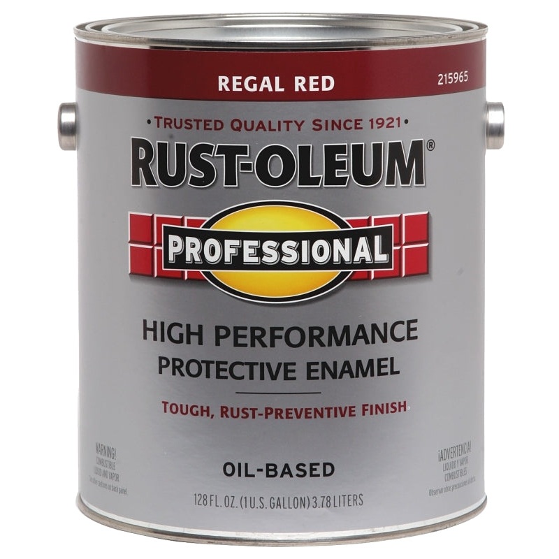 RUST-OLEUM PROFESSIONAL 215965 Protective Enamel, Gloss, Regal Red, 1 gal Can, Pack of 2