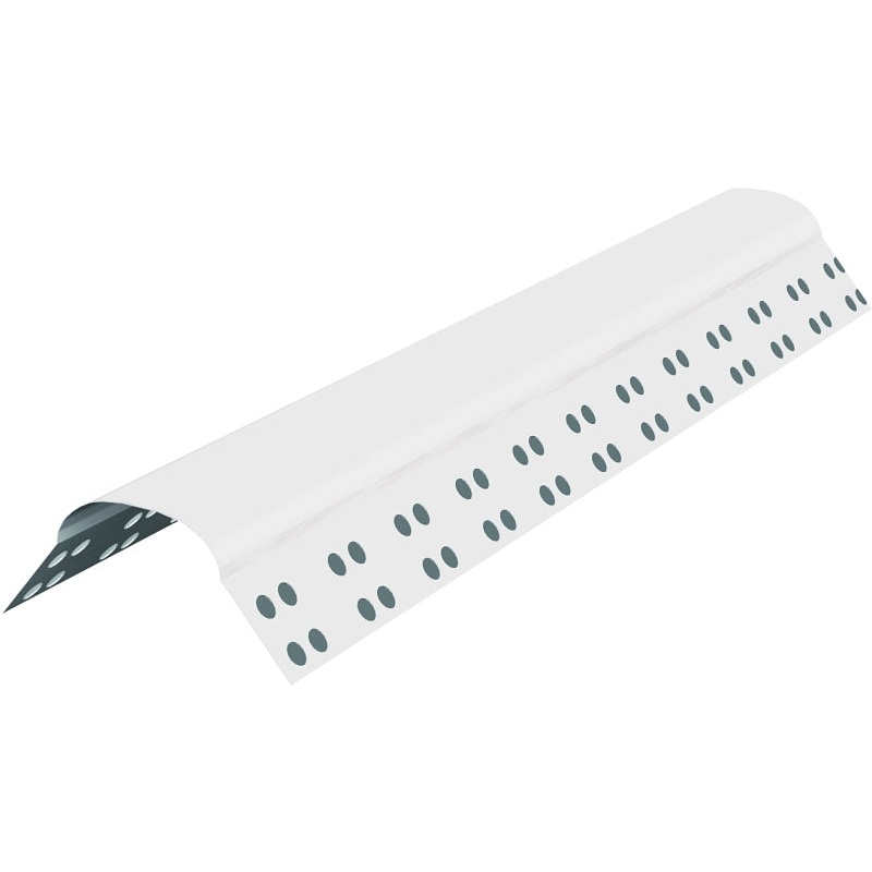 ClarkDietrich VBCB Corner Bead, 10 ft L, 1 in W, PVC, Pack of 35