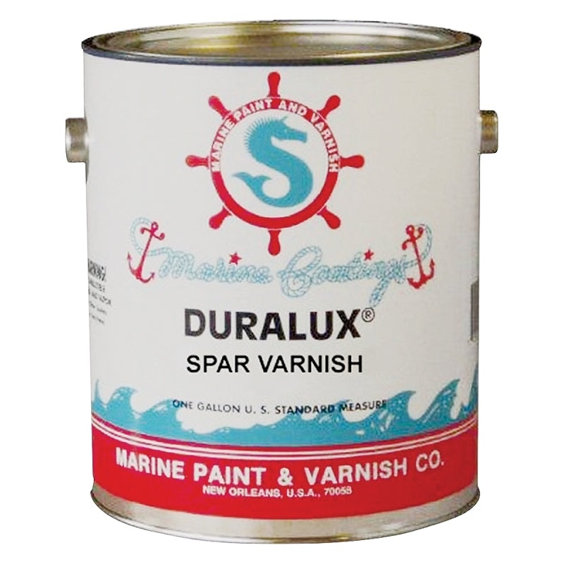 Duralux M738-1 Marine Clear Spar Varnish, High-Gloss, Clear, Liquid, 1 gal, Pail, Pack of 4