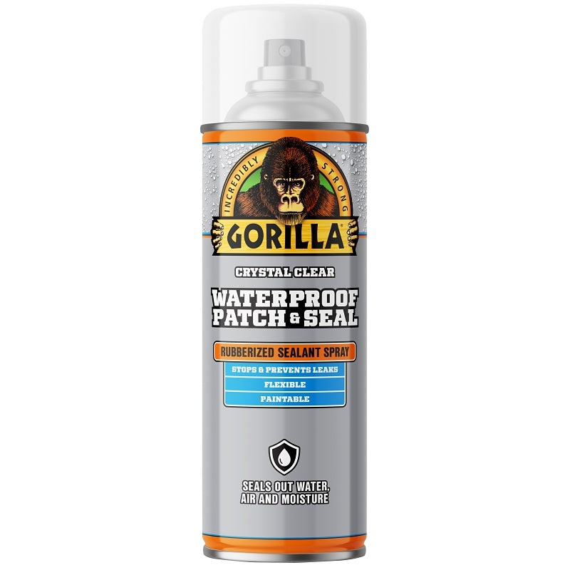 Gorilla 104056 Rubberized Spray Coating, Waterproof, Clear, 14 oz, Pack of 6