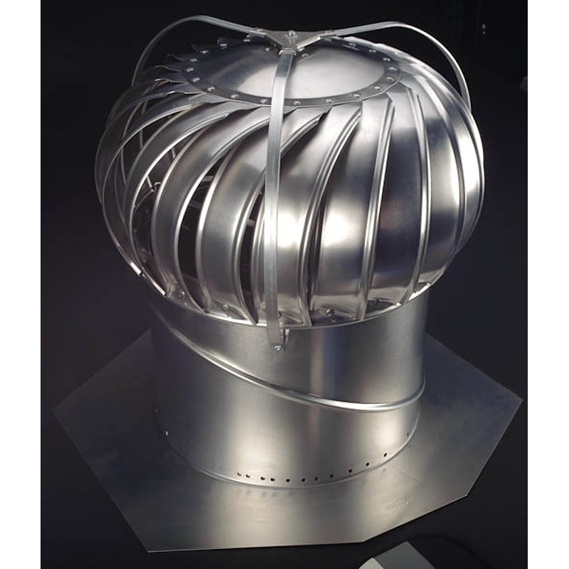 Lomanco Whirlybird BEB12 Turbine Ventilator, External, 12 in Dia Throat, Aluminum