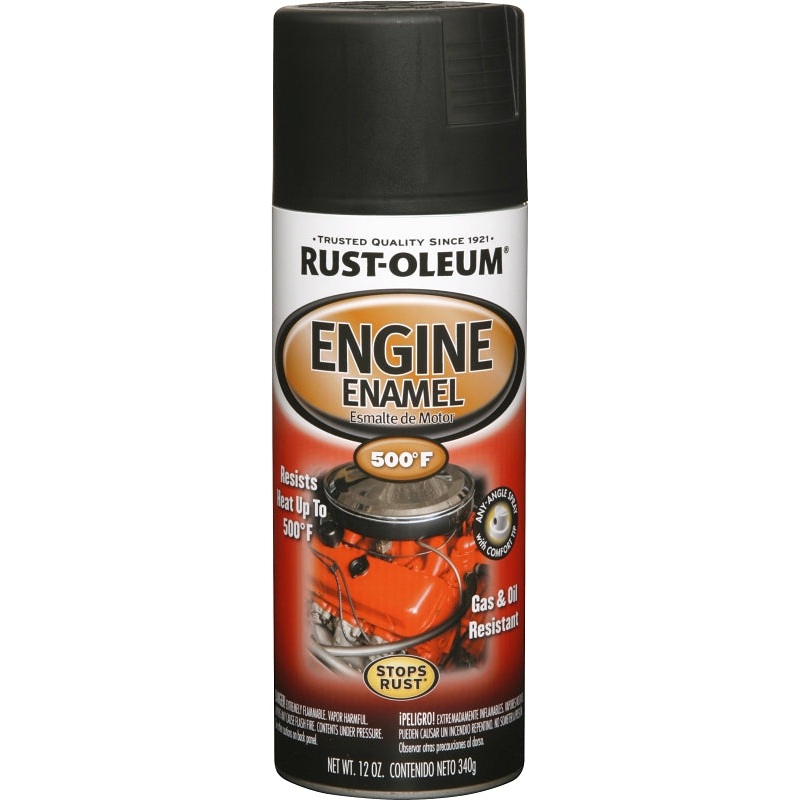 Rust-Oleum 248936 Engine Spray Paint, Oil Base, 12 oz Can