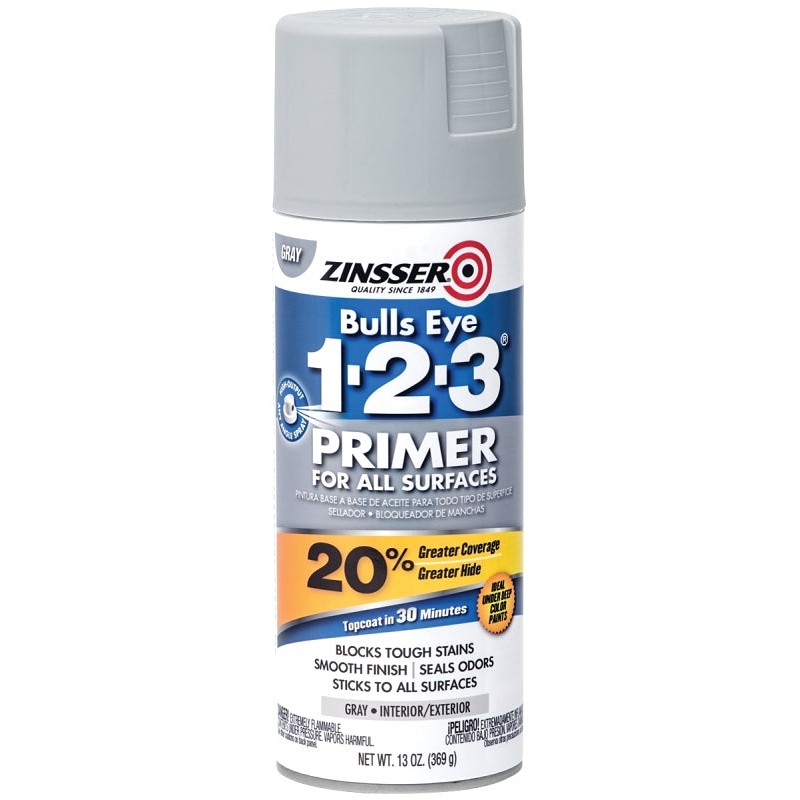 Zinsser 290971 Primer, Gray, 13 oz