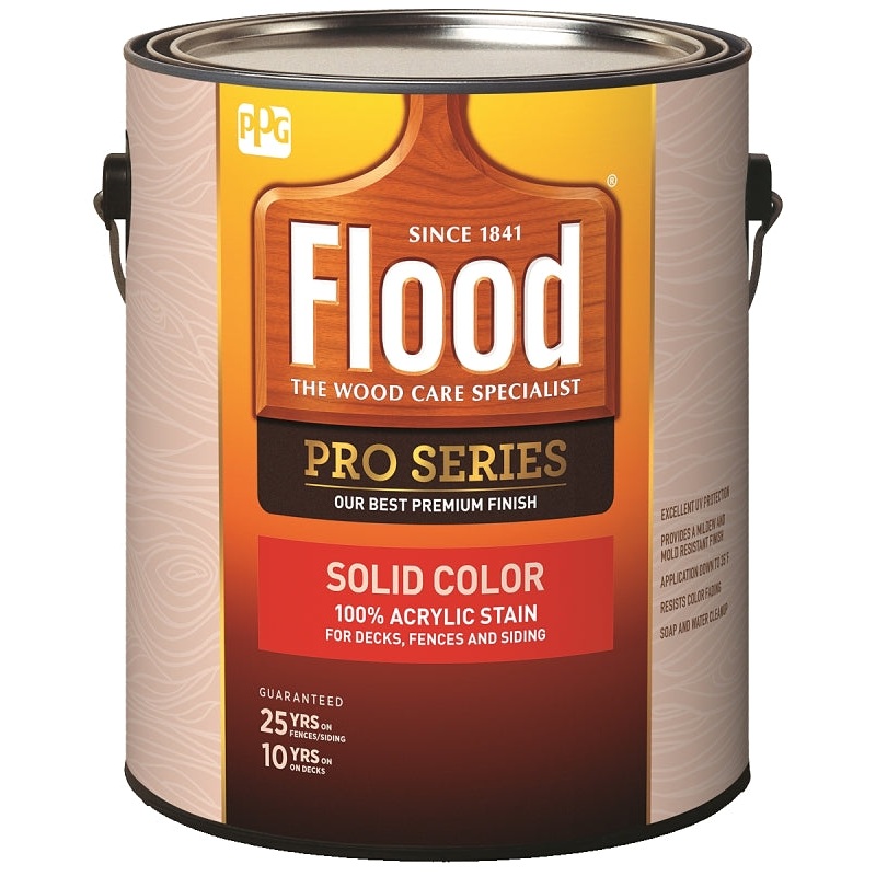 Flood FLD822-01 Wood Stain, Liquid, 1 gal, Pack of 4